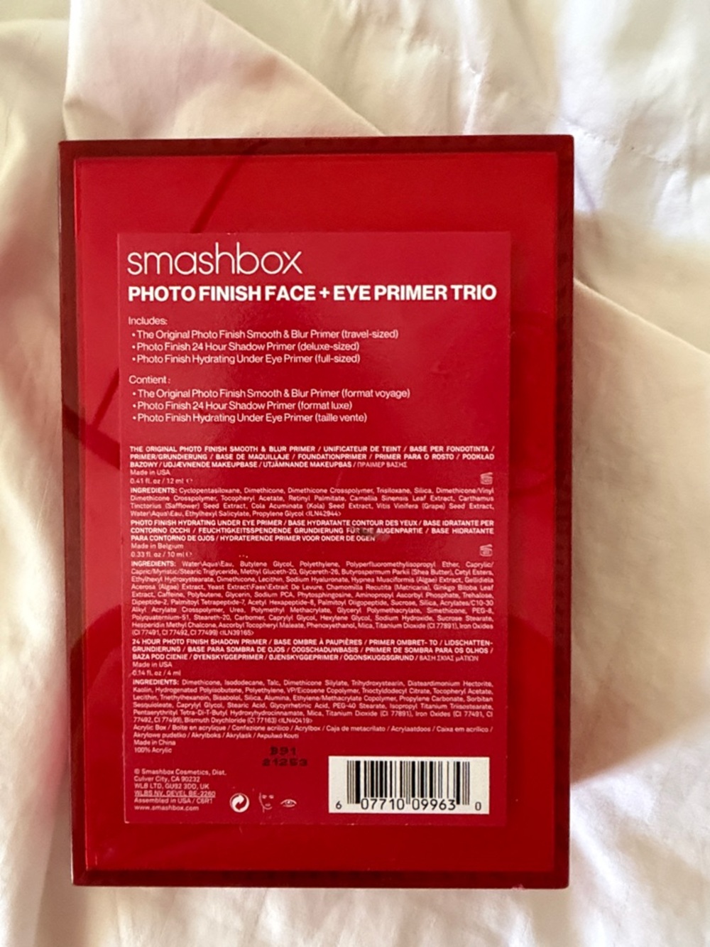 Smashbox Mini Primer Trio in Silver with Red Accents - Picture 2 of 2